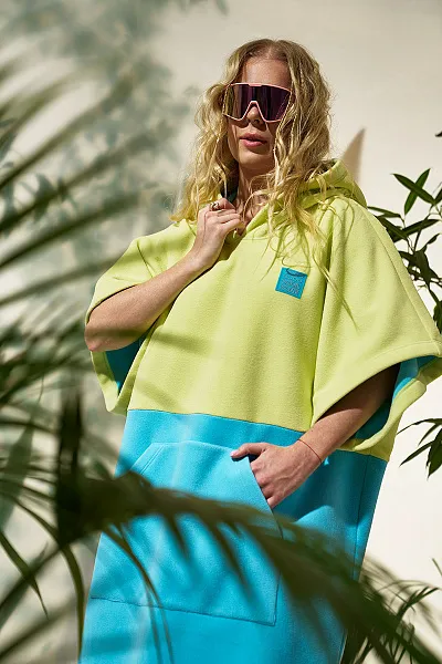 Пончо флисовое