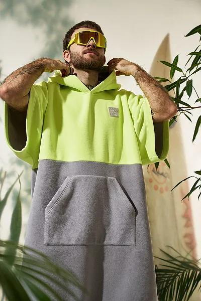 Пончо флисовое