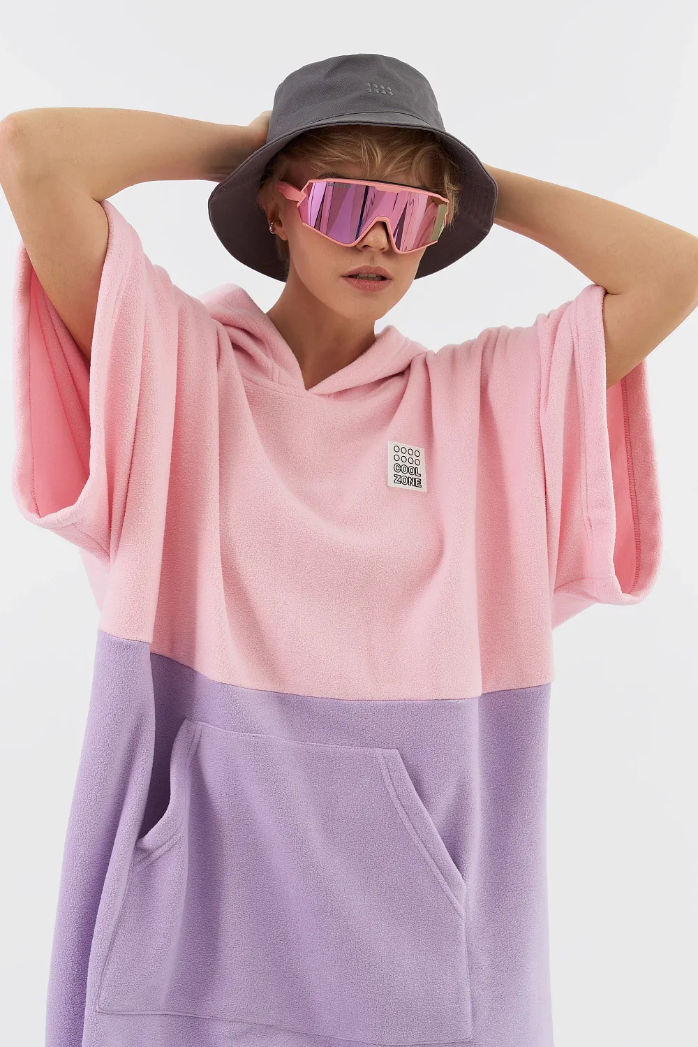 Пончо флисовое