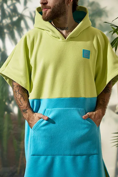 Пончо флисовое