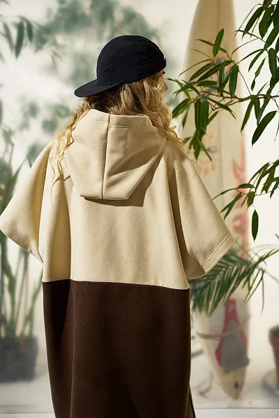 Пончо флисовое