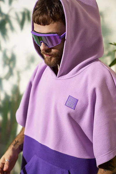 Пончо флисовое