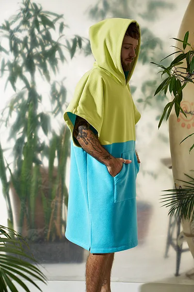 Пончо флисовое