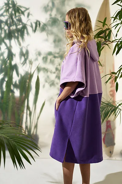 Пончо флисовое