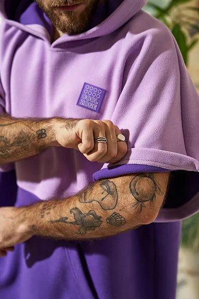 Пончо флисовое