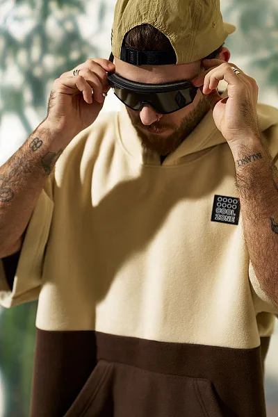 Пончо флисовое