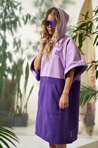 Пончо флисовое