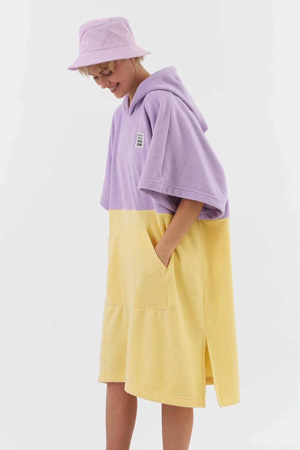 Пончо флисовое