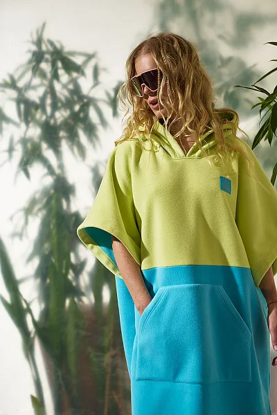 Пончо флисовое