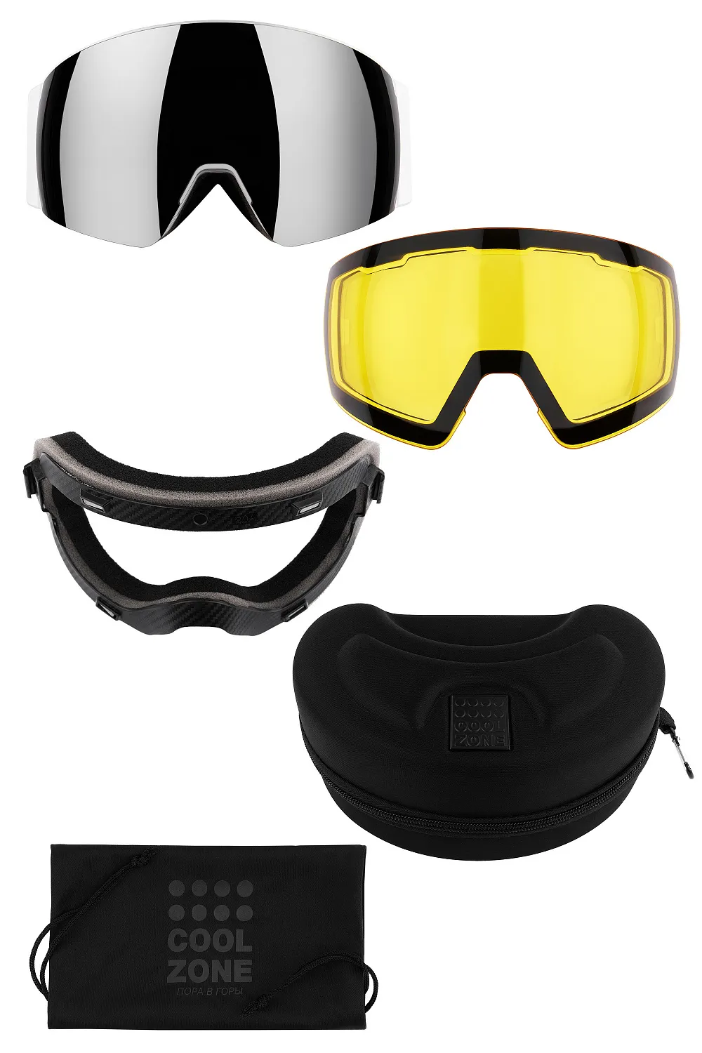 Маска черная сферическая Cool Zone