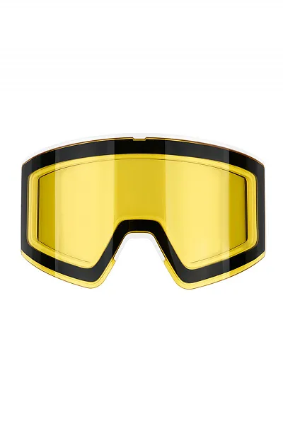 Маска белая магнитная горнолыжная Cool Zone